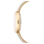 Sublima bangle watch Swiss Made, Metal bracelet, Gold tone, Champagne gold-tone finish